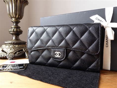 chanel black caviar flap wallet|Chanel Caviar Classic Flap Wallet .